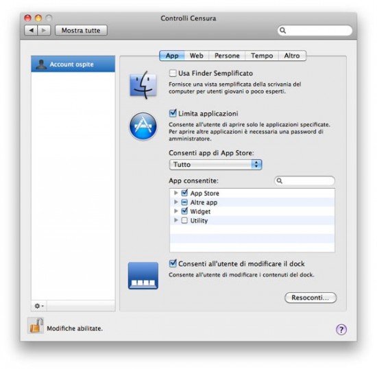 La CE premia Mac OS X per il suo sistema di controlli censura