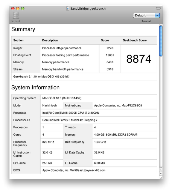 Riuscito il primo tentativo di installazione di Snow Leopard su processori Intel Sandy Bridge