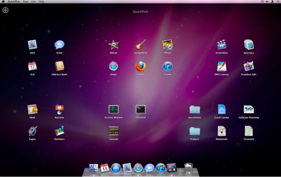 LaunchPad su Mac OSX Snow Leopard? Da oggi si può, con Quickpick! Disponibile su Mac App Store