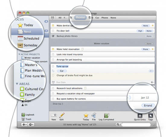 Things, il Task Manager più amato dagli utenti iOS arriva anche su Mac App Store!
