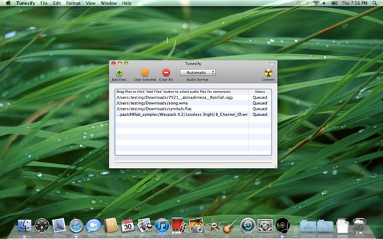Tunesify: convertire files audio nei formati supportati da iTunes, iPod e iPhone