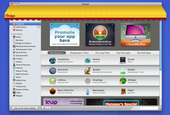 Bodega, una fantastica applicazione in stile Mac App Store per tantissimi software Mac!