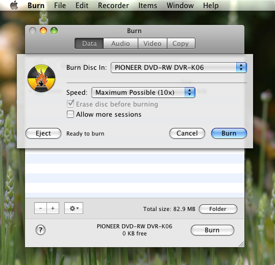 Burn, l’applicazione gratuita per la masterizzazione su Mac