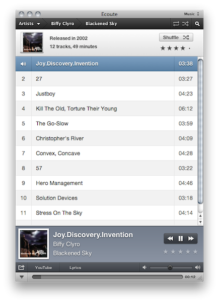 Ecoute per Mac, una valida alternativa ad iTunes