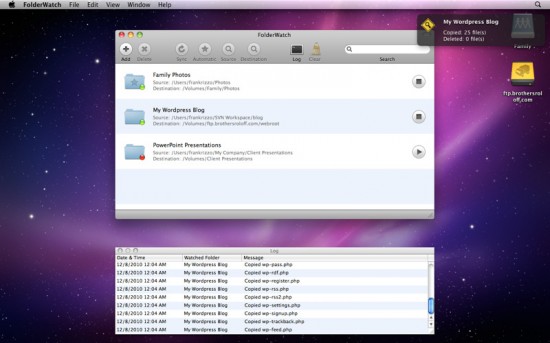 FolderWatch: monitora e sincronizza le cartelle su Mac