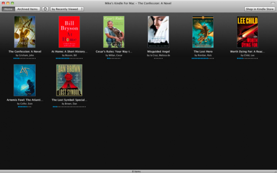 Kindle, il negozio/lettore di ebook Amazon arriva su Mac App Store