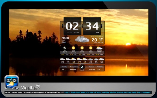 Meteo +, applicazione per le previsioni Meteo in Video Loop a tutto schermo arriva su Mac App Store!