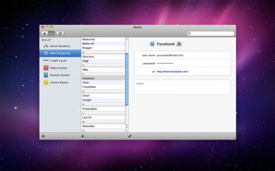 Wallet: password e dati al sicuro su Mac