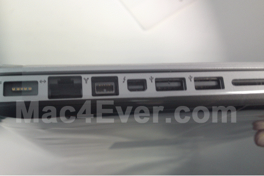 Nuovi MacBook Pro: ecco le foto che mostrano il connettore Light Peak e le caratteristiche! [AGGIORNATO x2]