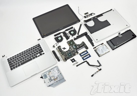 iFixit smonta il nuovo MacBook Pro 15″: ecco i componenti più interessanti!