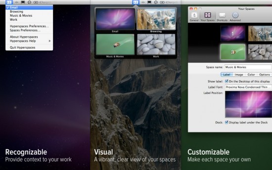 Hyperspaces: personalizzare ogni desktop di Apple Spaces a proprio piacimento!