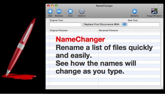 NameChanger, un piccolo software freeware per rinominare gruppi di files in modo semplicissimo! [Videoprova SlideToMac]