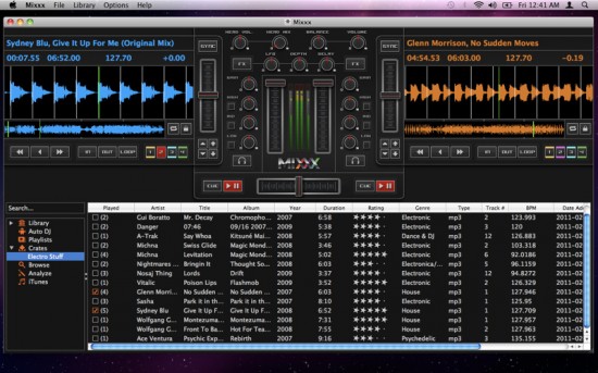 Mixxx per Mac, applicazione gratuita per DJ