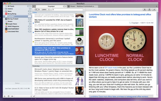 NewsRack RSS Reader disponibile su Mac App Store