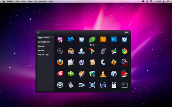 Overflow, il launcher per applicazioni e cartelle su Mac