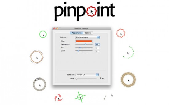 PinPoint: visualizza un’immagine animata attorno al puntatore