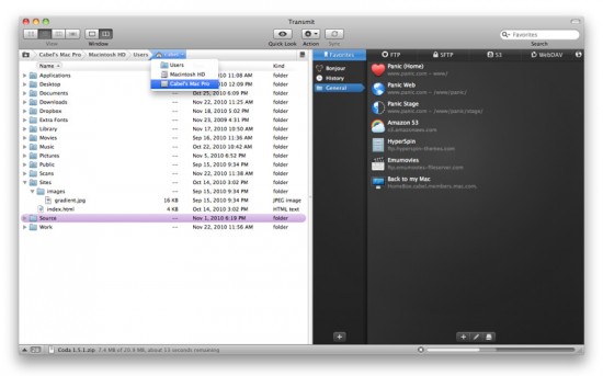 Transmit: un ottimo client FTP per OS X [Mac App Store]