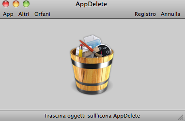 Disinstallare applicazioni da Mac OS X con AppDelete