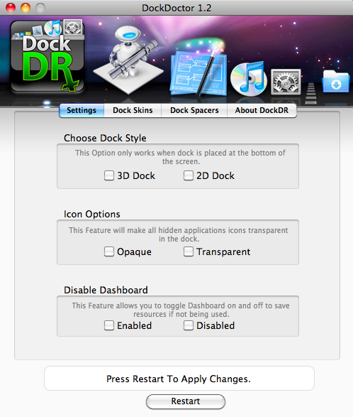 DockDoctor, un’utilissima “inutility” per personalizzare la dock del nostro Mac!