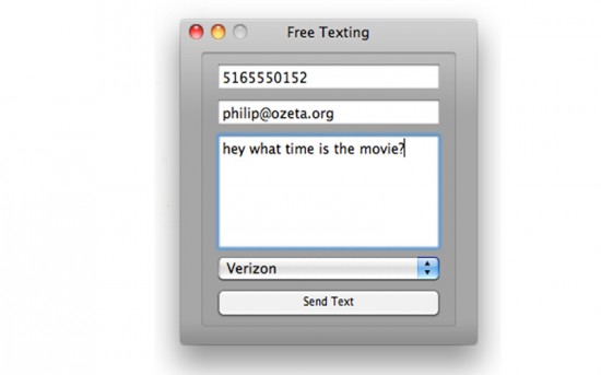 Free Texting, un’app per inviare SMS gratuiti tramite Mac