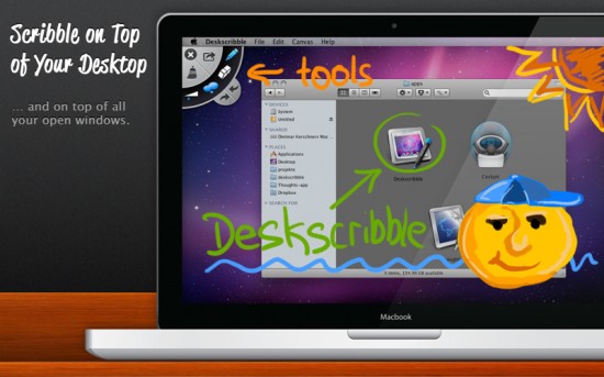 DeskScribble, l’applicazione che trasforma il nostro Mac in una lavagna virtuale arriva su Mac App Store!