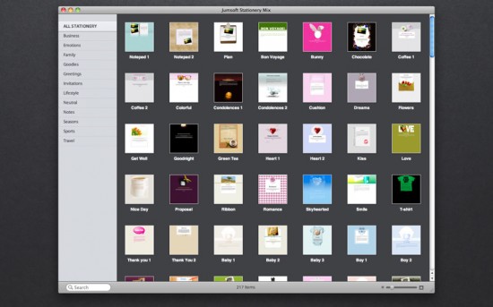 Stationery Mix, oltre 200 temi per personalizzare le nostre mail! Disponibile su Mac App Store