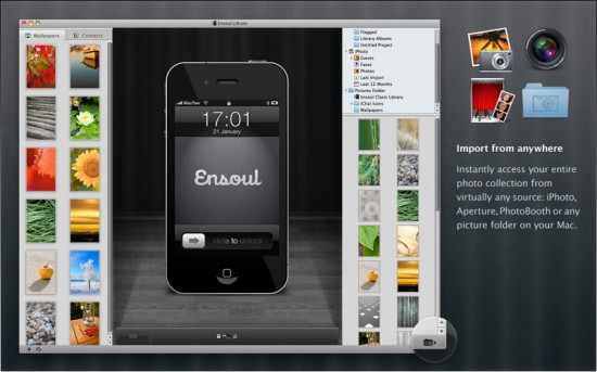 Ensoul: l’applicazione per creare sfondi e foto contatti per iPhone disponibile su Mac App Store