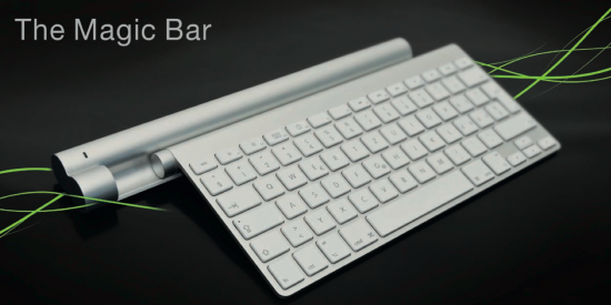 Da Mobee un sistema di ricarica per la Keyboard Apple: The Magic Bar