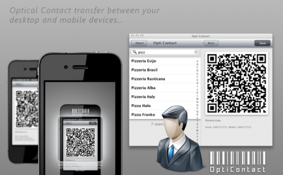 Opti Contact: importare contatti da Mac ad iPhone mediante QR Codes. Oggi gratis su Mac App Store!