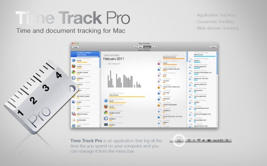 Time Track Pro: misura il tempo trascorso sul Mac