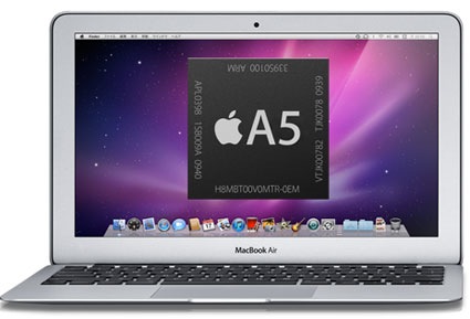 MacBook Air con processore Apple A5 in fase di test?