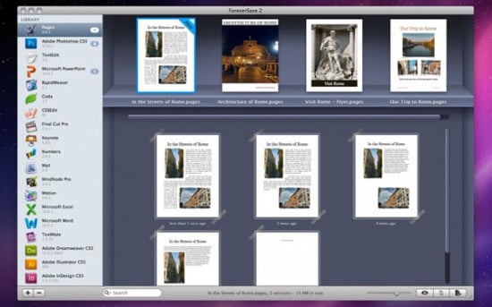 ForeverSave 2, il software che porta le funzioni di “Versioni” da Lion su Snow Leopard
