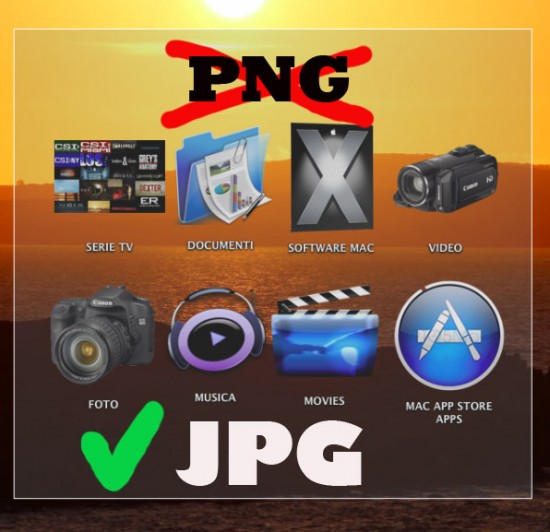 Modificare il formato degli screenshots dello schermo da .PNG a .JPG! [Guide SlideToMac]