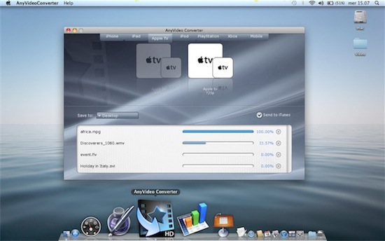 AnyVideo Converter HD disponibile su Mac App store con il 40% di sconto