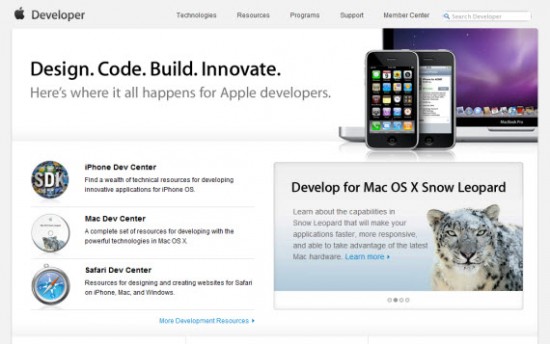 Apple Developer, rilasciato Mac OS X 10.6.8 build 10K521