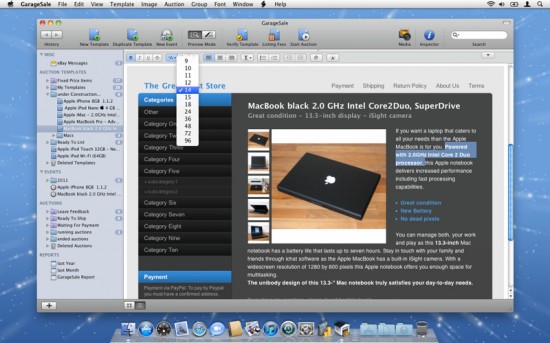 GarageSale, l’applicazione per gli “eBayers” incalliti arriva su Mac App Store!