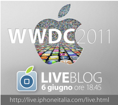 Segui il WWDC 2011 in diretta su Spinblog! PRE-LIVE dalle 17.45!