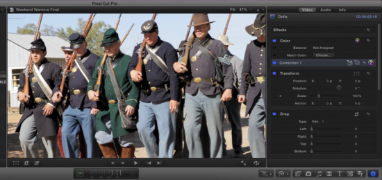 Nuovi Screenshot sull’utilizzo di Final Cut Pro X