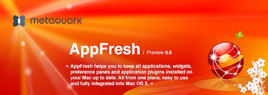 AppFresh: utility gratuita per mantenere aggiornate tutte le applicazioni presenti sul vostro Mac