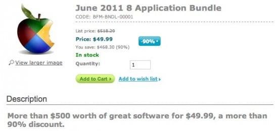 Ecco un altro interessante bundle per Mac: otto applicazioni a 50 dollari (invece di 518!)