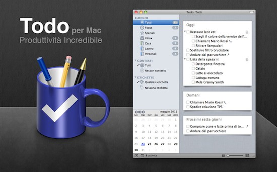 Todo Task Manager arriva anche su Mac App Store