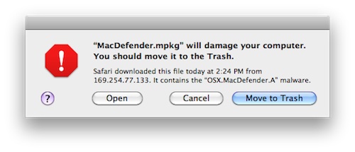 Apple blocca anche la variante del malware Mac Defender