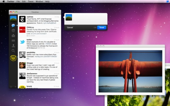 Twitter per Mac si aggiorna