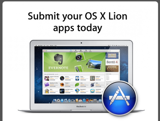 Apple invita gli sviluppatori ad inviare le proprie applicazioni per OS X Lion per l’approvazione nel Mac App Store