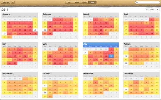 Mac OS X Lion: Il nuovo iCal