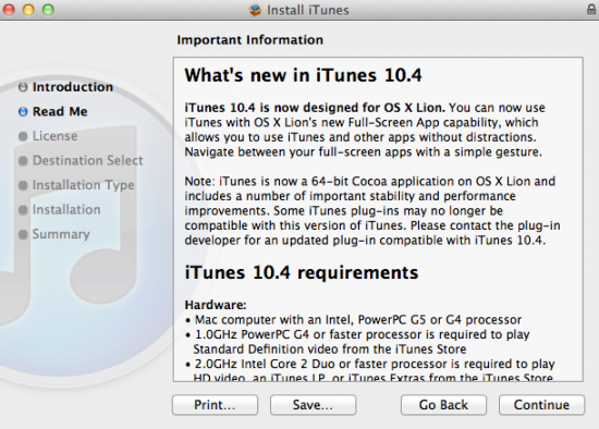 Disponibile iTunes 10.4 con piena compatibilità a Lion