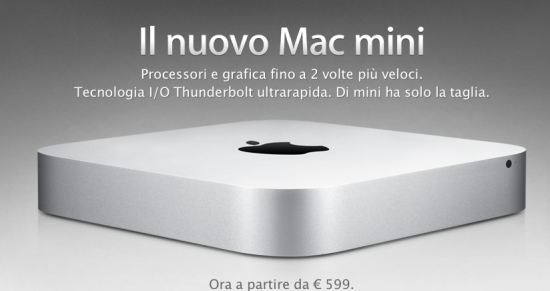 Apple aggiorna il Mac Mini