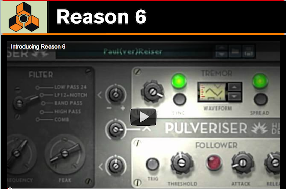 Propellerhead annuncia Reason 6, nuova versione del software musicale per Mac OS X