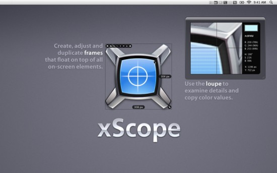 Siete sviluppatori o Web Designer? xScope vi aiuterà nel vostro lavoro