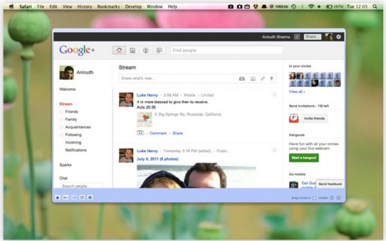 Tab For Google+ Pro – disponibile su Mac App Store